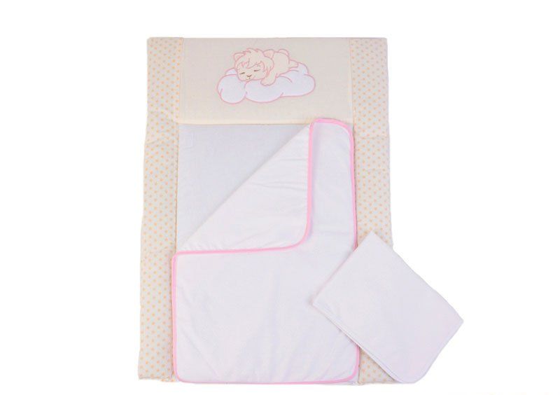 Пеленальный матрас Veres Sleepyhead pink 50х70