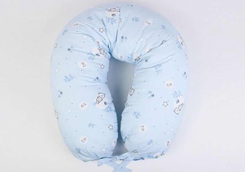 Подушка для кормления Veres Soft blue 70х165