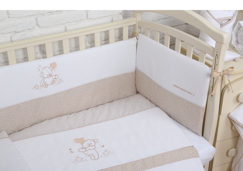 Постельное белье для новорожденного Veres Sweet Bear 6 единиц