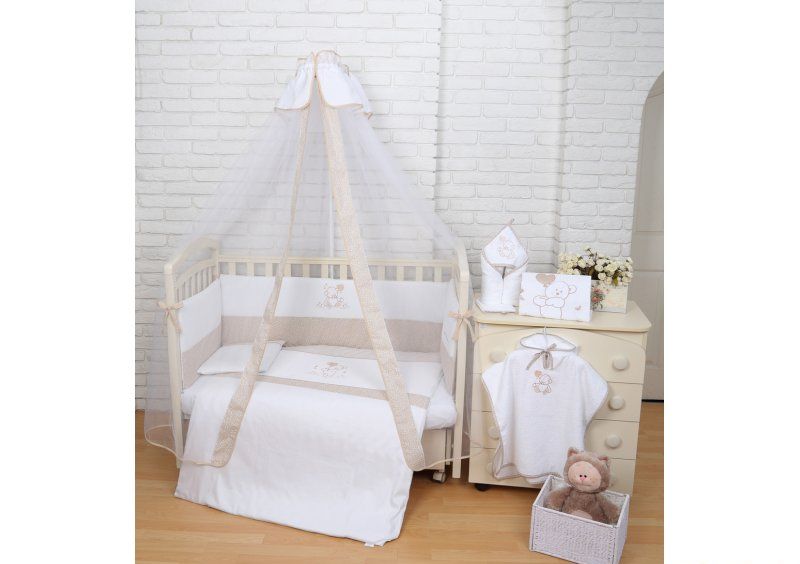Постельное белье для новорожденного Veres Sweet Bear 7 единиц