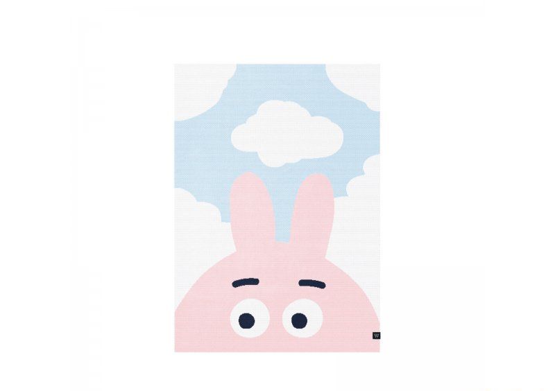 Плед KIDS BUNNY розово-голубой