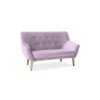 Диван NORDIC 2 Velvet Bluvel 91 Розовый 