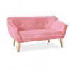 Диван BERGEN 2 Velvet Античный розовый/Бук Bluvel52 