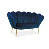 Диван MAGNOLIA 2 VELVET BLUVEL 86 Темно-синий/Золотой 