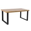 Стол UMBERTO 150x90 Дуб натуральный/Черный  + 7 573.00грн. 