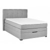 Кровать Амелия 140x200 серая 