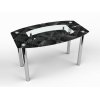 Стол обеденный Бочка с полкой Pelle nera 120х75  + 1 021.00грн. 