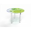 Круглый журнальный стол с полкой Ice Lime 70х70  + 539.00грн. 