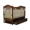 Кроватка Соня ЛД3 с маятниковым механизмом и ящиком орех  + 30.00грн. 
