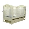 Кроватка Соня ЛД3 с маятниковым механизмом и ящиком слоновая кость  + 30.00грн. 