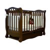 Кроватка Соня ЛД19 с маятниковым механизмом и ящиком орех  + 30.00грн. 