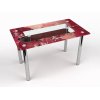 Обеденный прямоугольный стол с полкой Fiori rossi 120х75  + 1 342.00грн. 