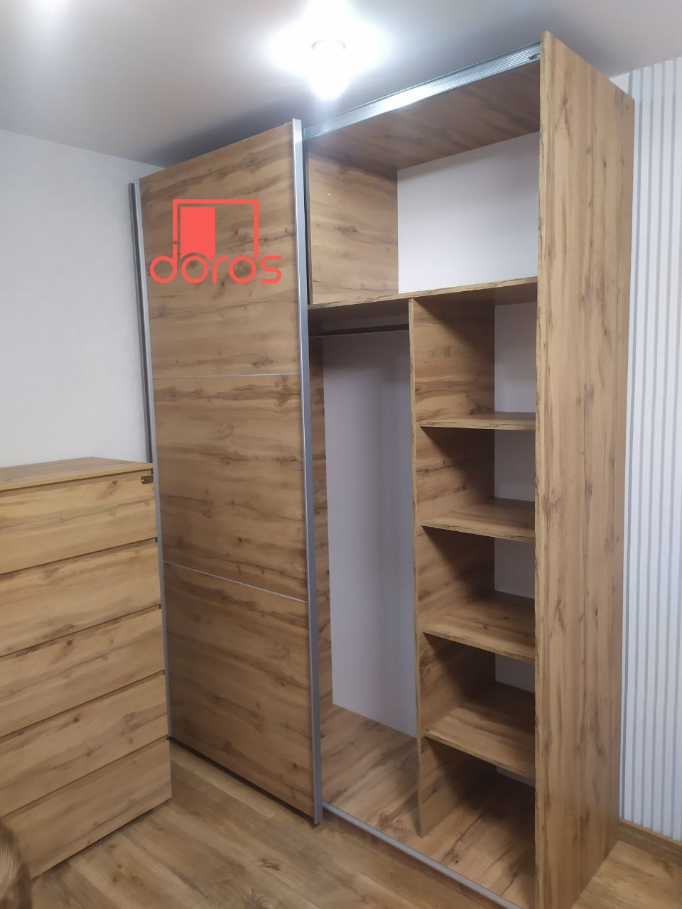 Шафа купе Doros G-Caiser Тахо 2 ДСП / 3 частини 180х60х240 (42002101)