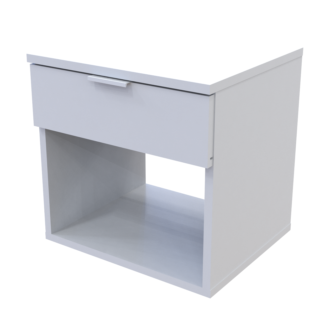 Шафа купе Doros G-Caiser Білий 2 ДСП / 3 частини 160х60х240 (42002104)Приліжкова Тумба Doros GN1 Білий 40х41х33 (41510031)