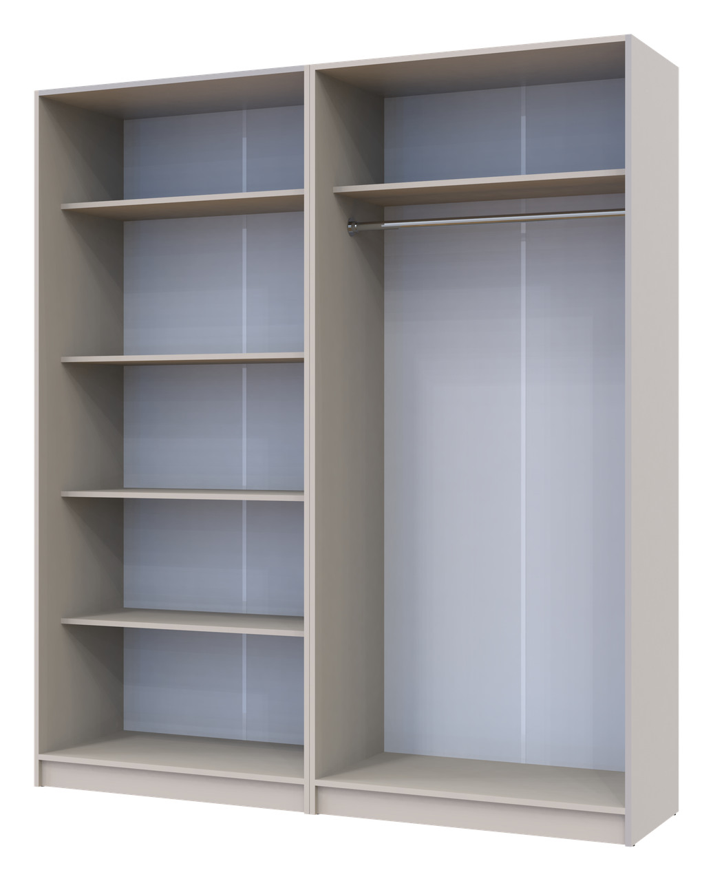 Комплект Doros Промо с полками Кашемир 2+2 ДСП 180х48х204 (44900290)