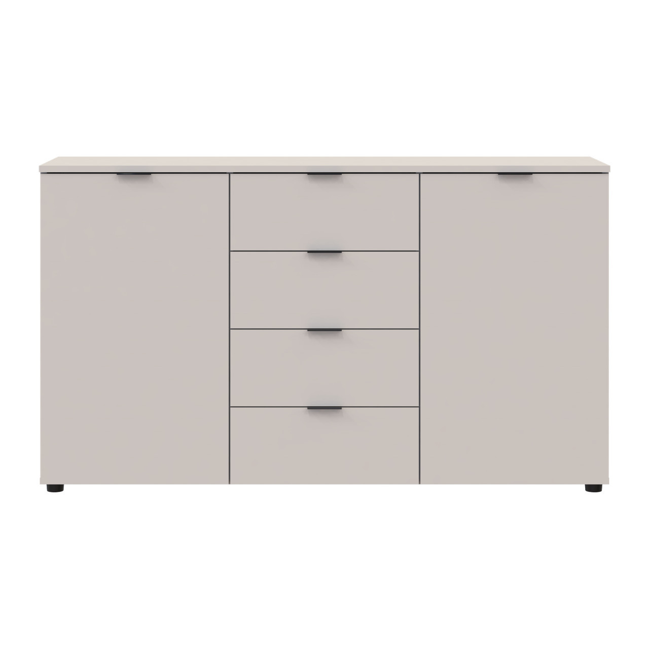 Комод Doros Рон 5 2 фасада 4 шухляды Кашемир 140х38х81 (41516047)