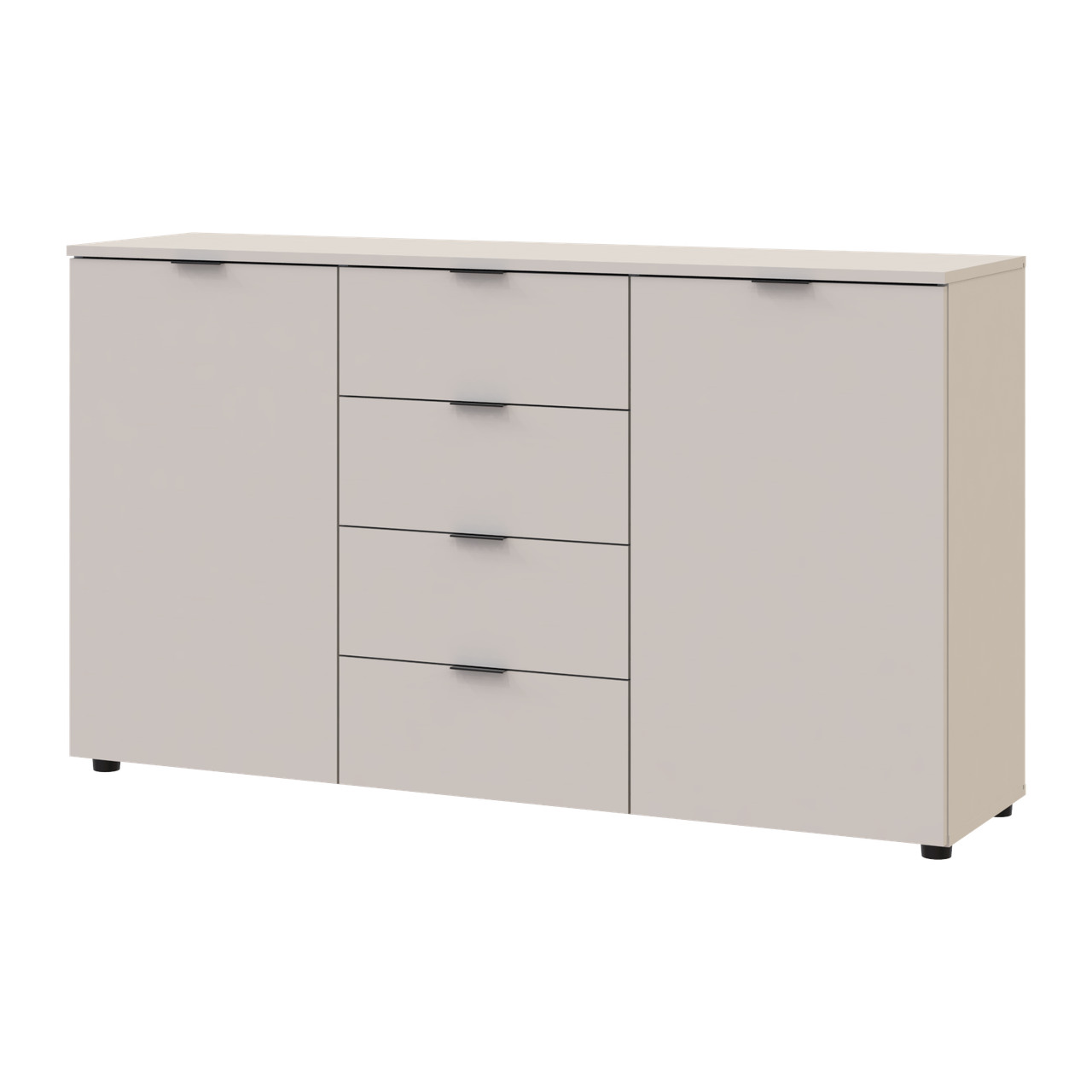 Комод Doros Рон 5 2 фасада 4 шухляды Кашемир 140х38х81 (41516047)