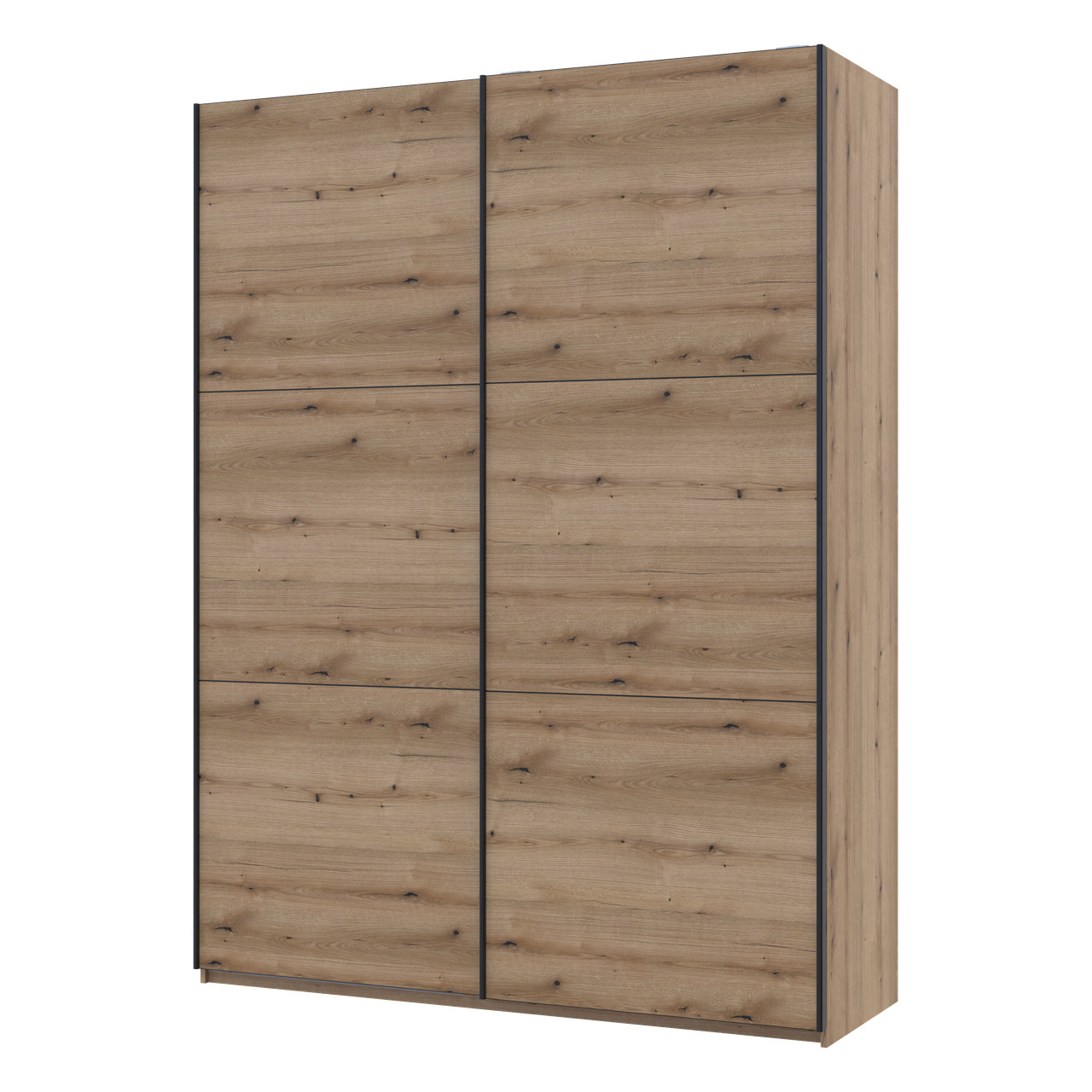Шкаф купе Doros G-Caiser Дуб Эвок 2 ДСП / 3 части 180х60х240 (80737748)