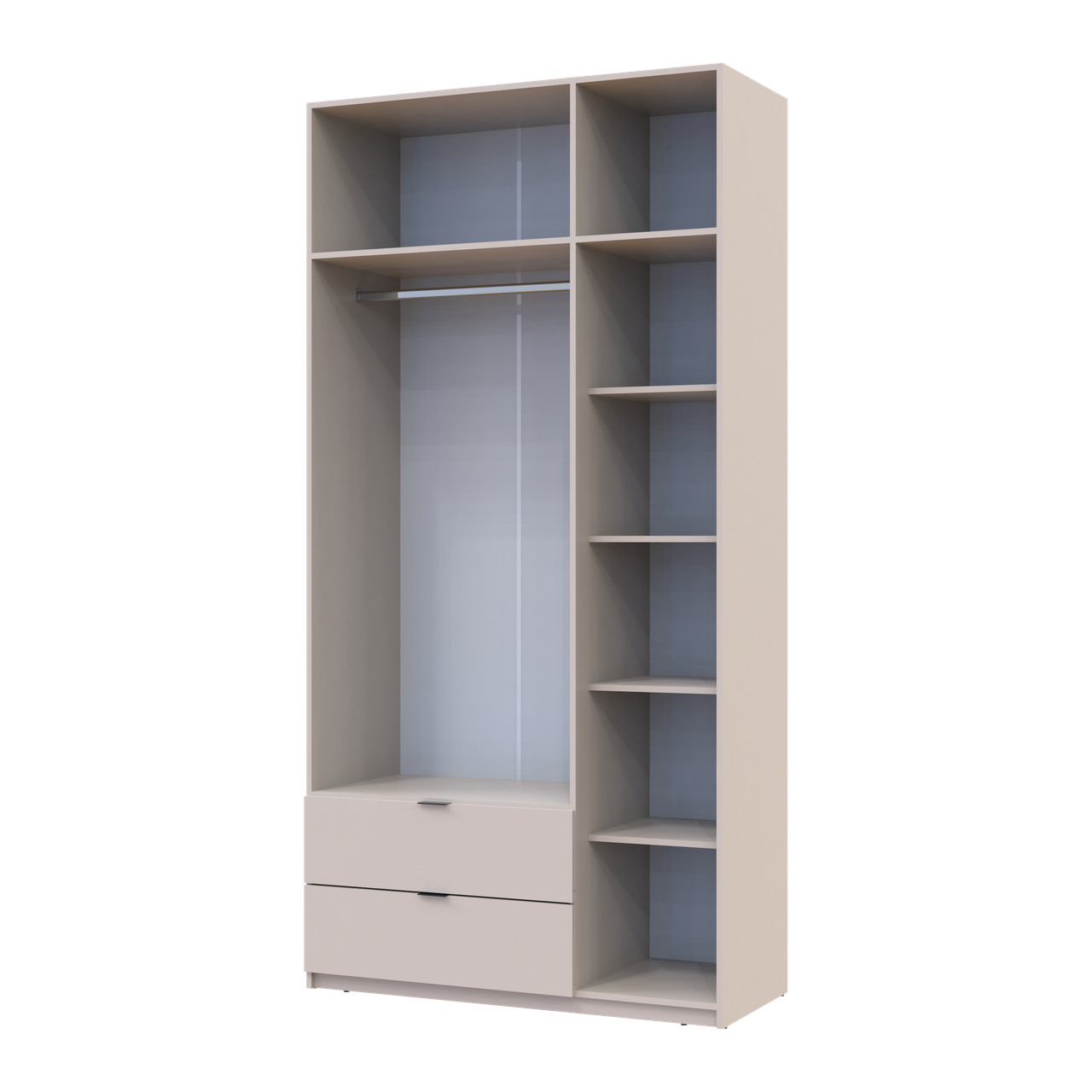 Распашной шкаф для одежды Doros Лукас Кашемир 3ДСП 120х50х240 (80737798)