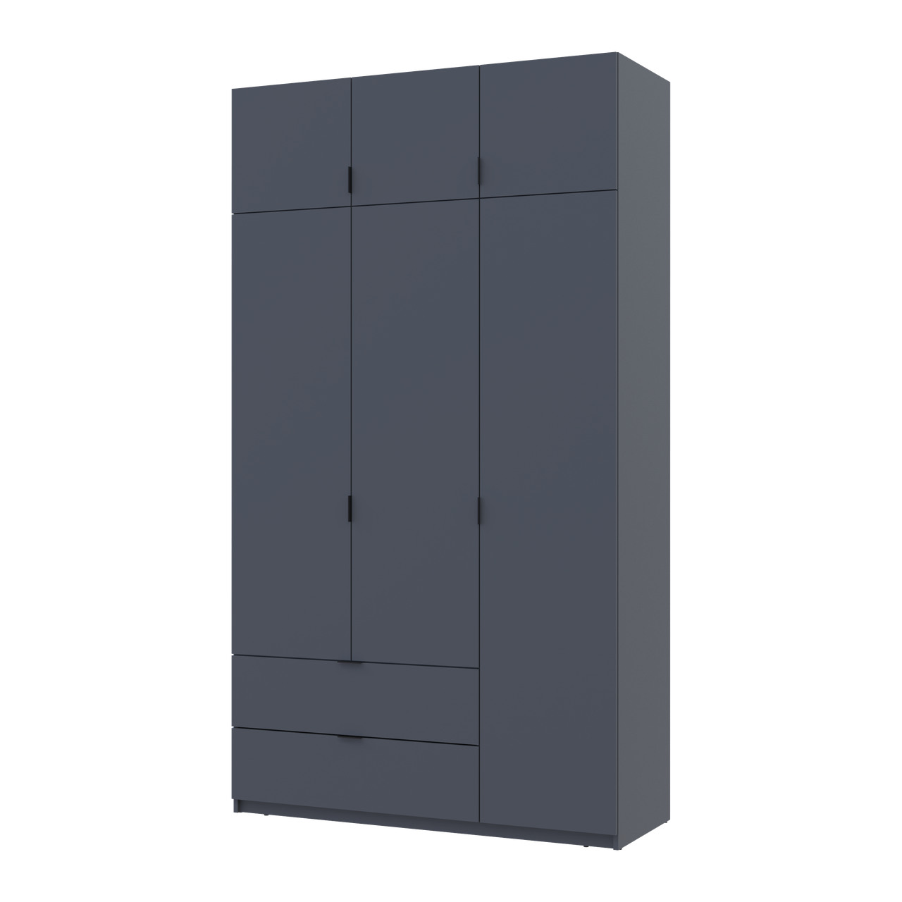 Распашной шкаф для одежды Doros Лукас Графит 3ДСП 135х50х240 (80737801)
