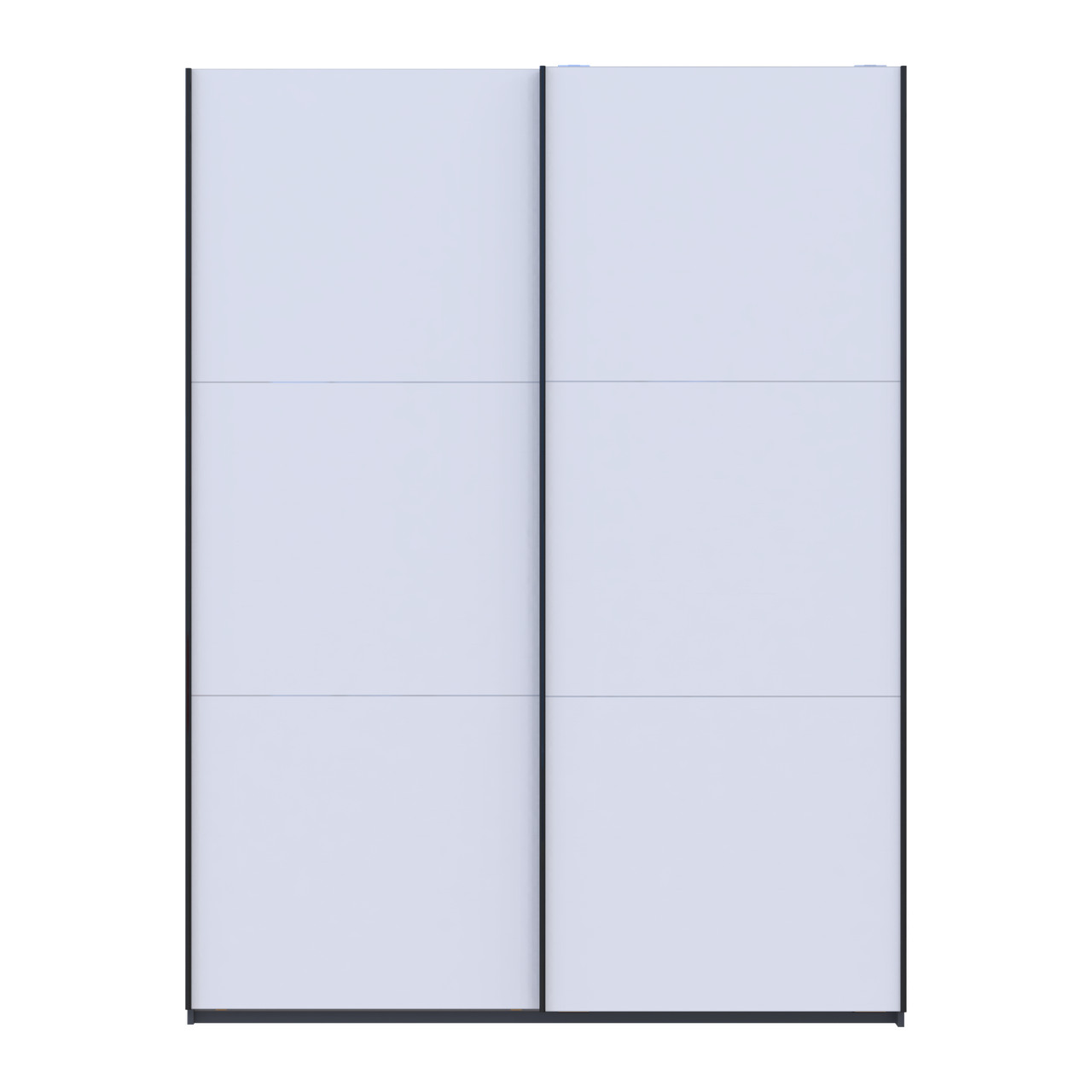 Шкаф купе Doros G-Caiser Графит/Белый 2 ДСП / 3 части 180х60х240 (44900262)