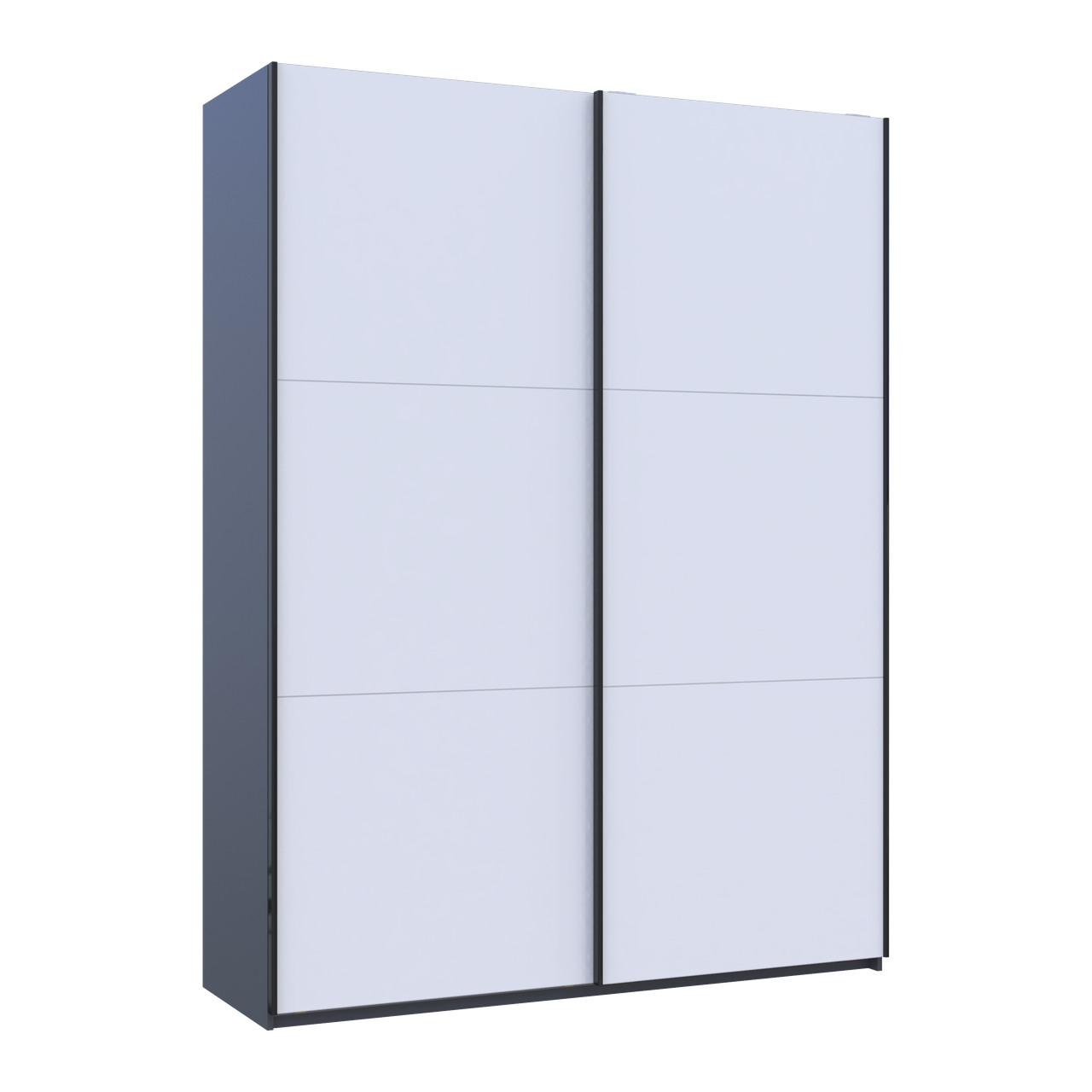 Шкаф купе Doros G-Caiser Графит/Белый 2 ДСП / 3 части 180х60х240 (44900262)