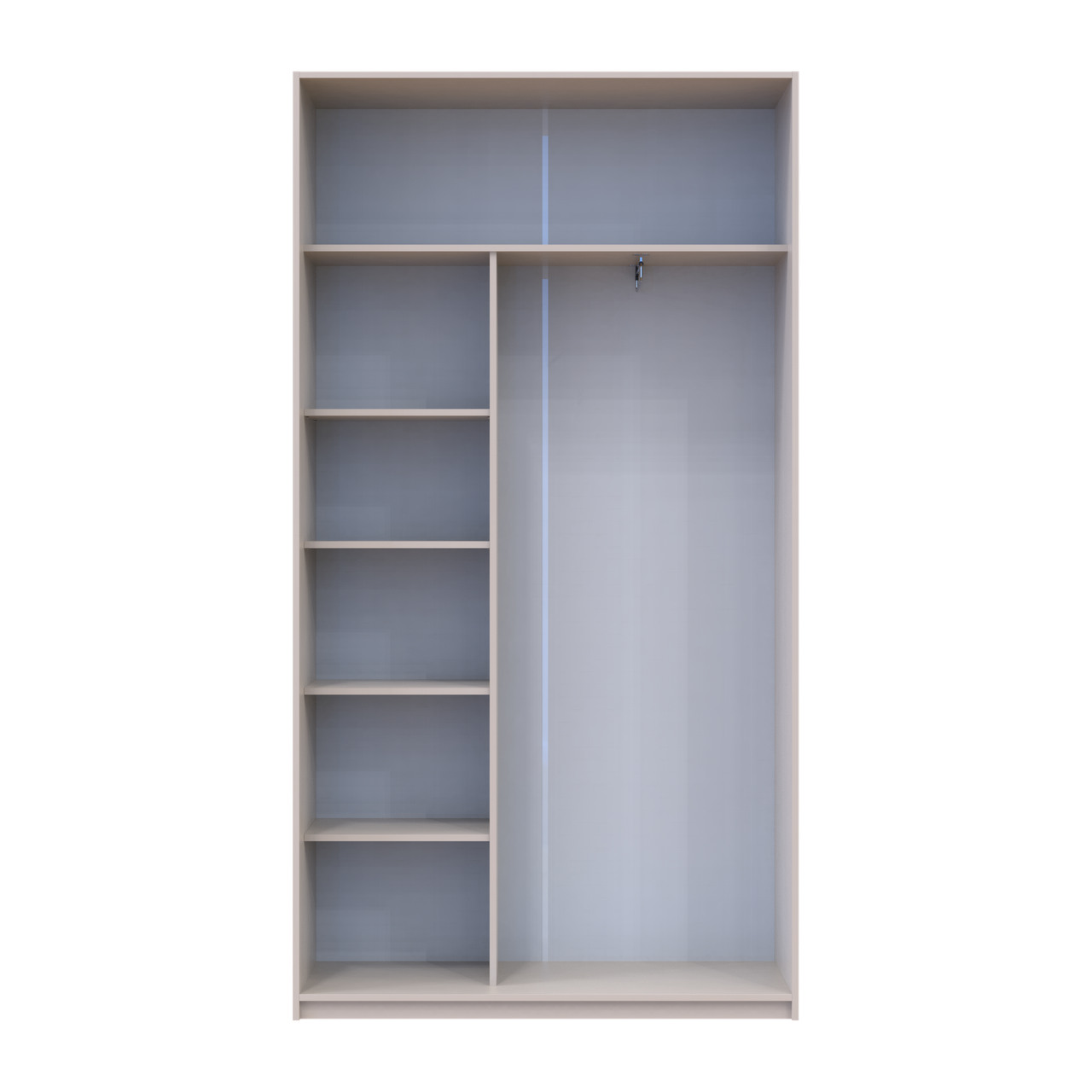 Шкаф купе Doros Сити Лайт Кашемир 2 ДСП 120х45х225 (80736332)