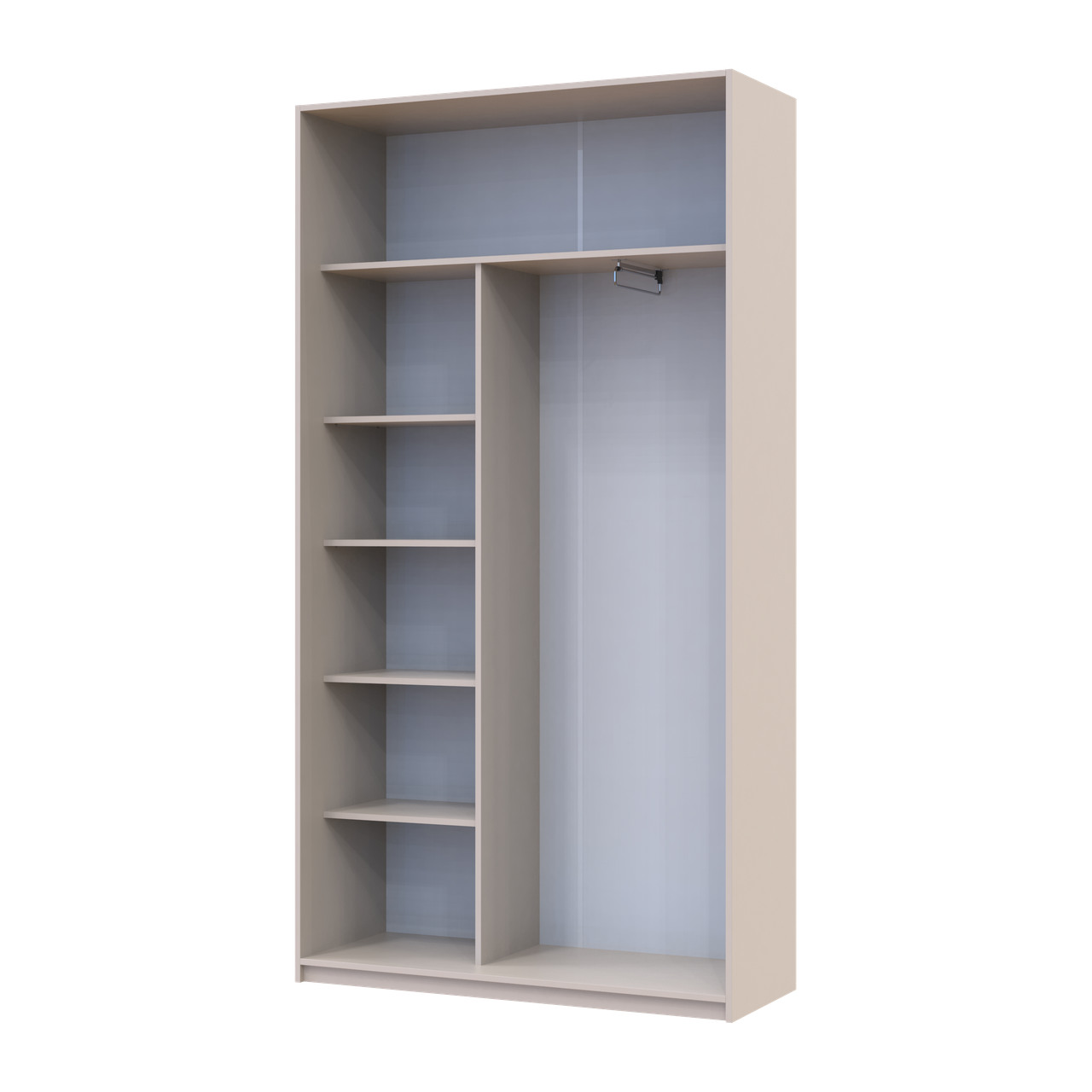 Шкаф купе Doros Сити Лайт Кашемир 2 ДСП 120х45х225 (80736332)