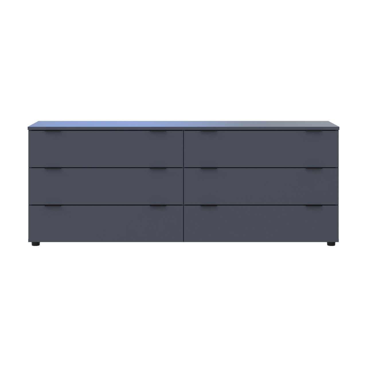 Комод Doros Рон 9 Графит 6 Ящичков 160х38х62 (41516176)