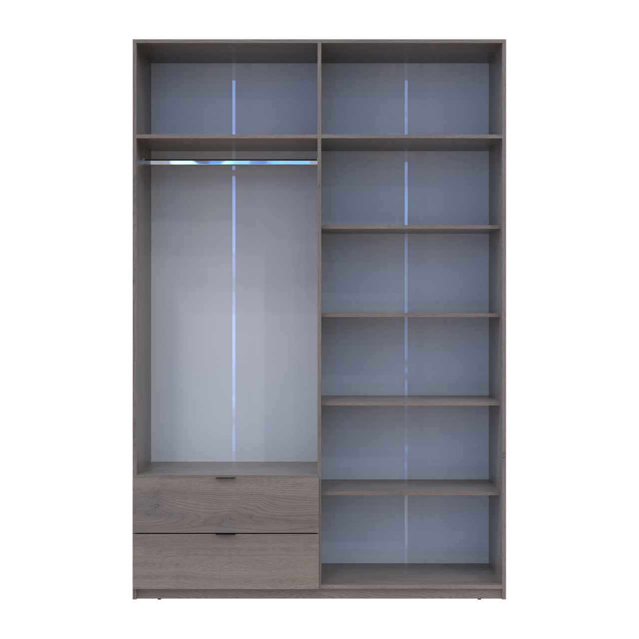 Распашной Шкаф для одежды Doros Лукас Канноло/Канноло 160х50х240 (44900366)