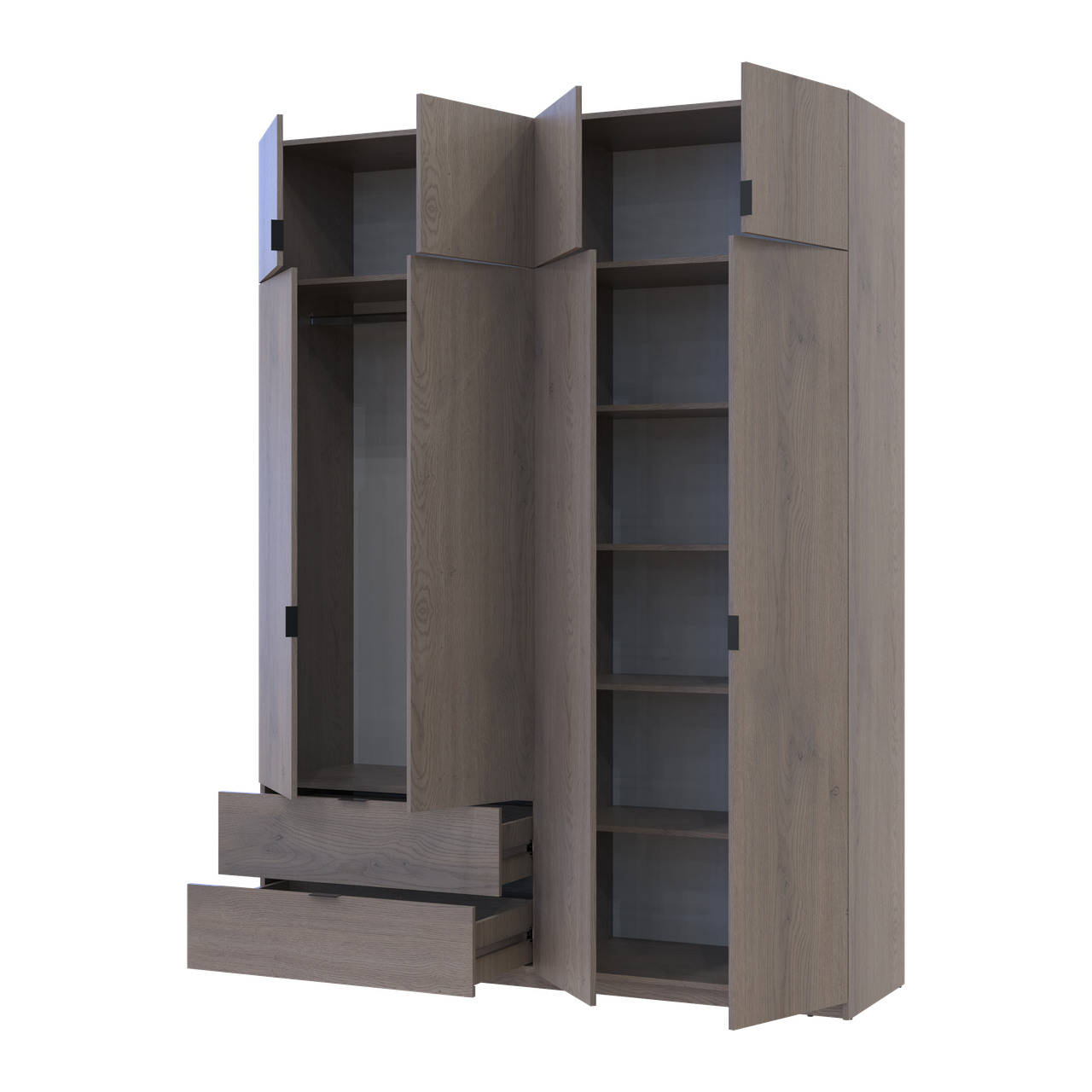Распашной шкаф для одежды Doros Лукас Канноло/Канноло 180х50х240 (44900367)