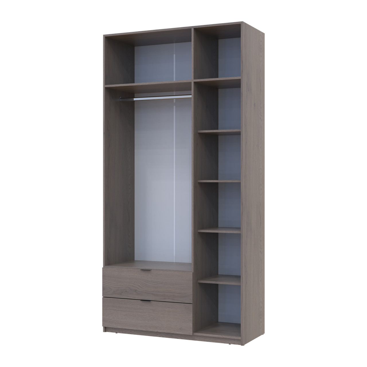 Распашной шкаф для одежды Doros Лукас Канноло/Канноло 3 ДСП 120х50х240 (44900368)