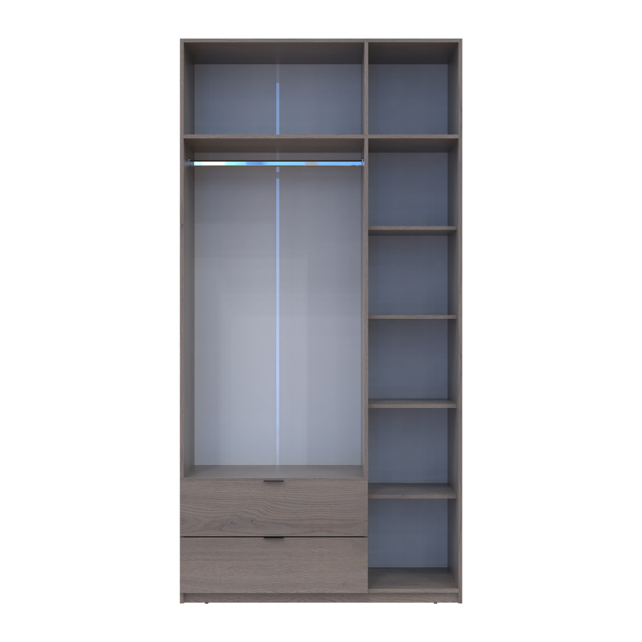 Распашной шкаф для одежды Doros Лукас Канноло/Канноло 3 ДСП 120х50х240 (44900368)
