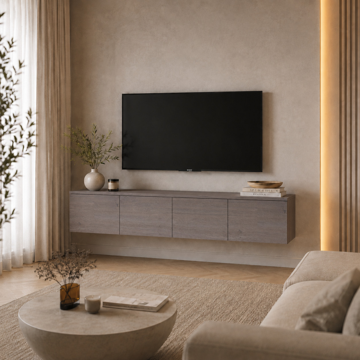 Тумба ТВ Doros Левия Канноло 4Д 160х35х33 (41516197)