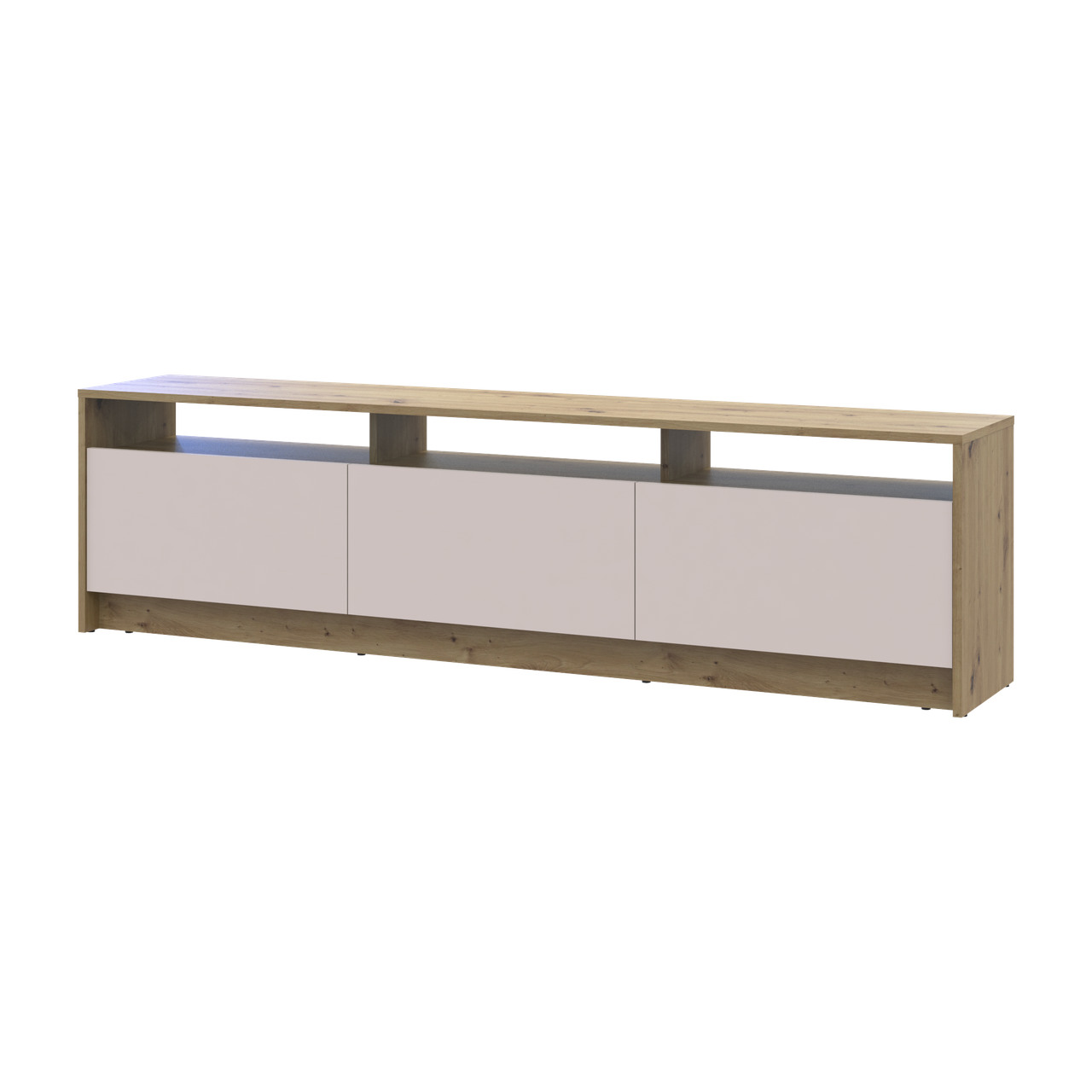 Тумба ТВ Doros U3 Дуб Артизан/Кашемир ДСП 180х33х43 (41516203)