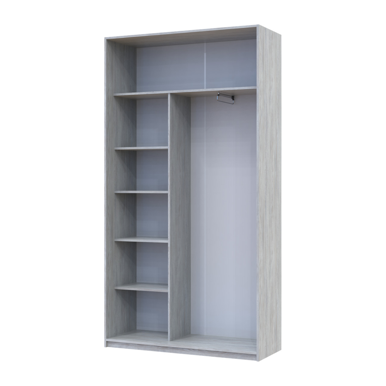 Шкаф купе Doros Сити Лайт Сосна Натти 2 ДСП 120х45х225 (80736496)