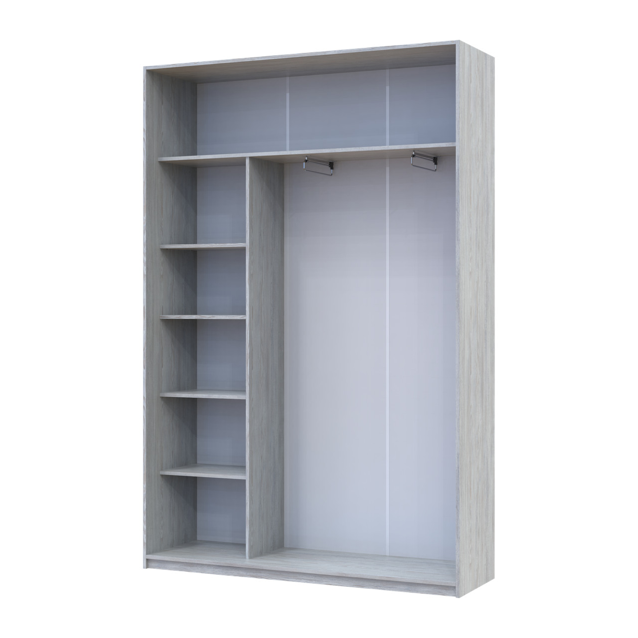 Шкаф купе Doros Сити Лайт Сосна Натти 1 ДСП / 1 зеркало 150х45х225 (80736512)
