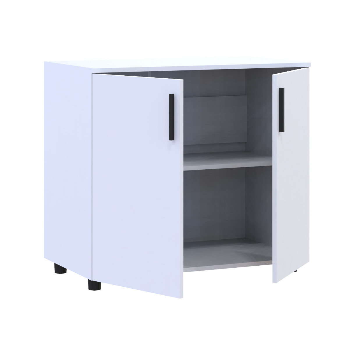 Комод Doros Торн Белый 2 ДСП 90х51,6х80 (41510145)
