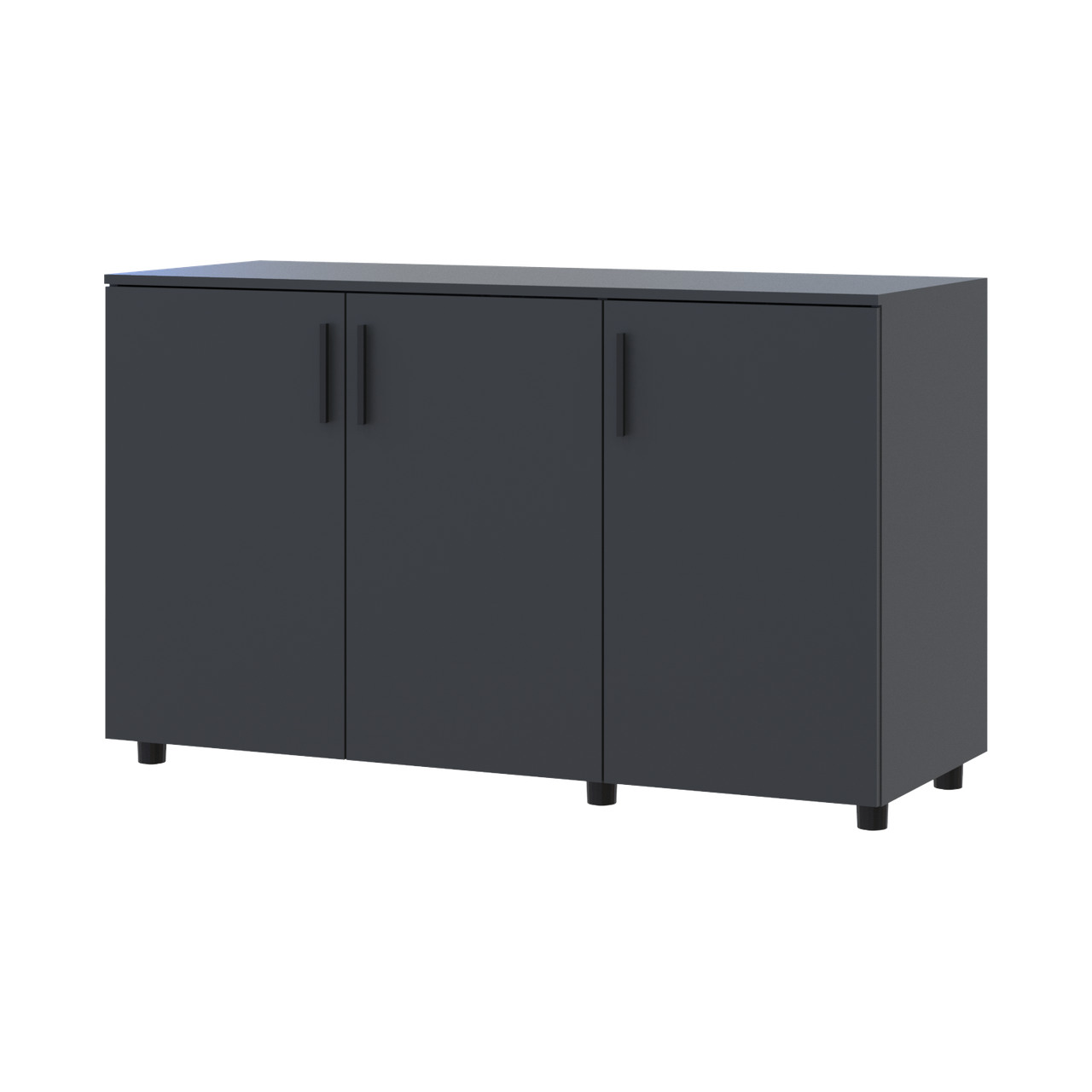 Комод Doros Торн Антрацит 3 ДСП 135×51,6×80 (41510173)