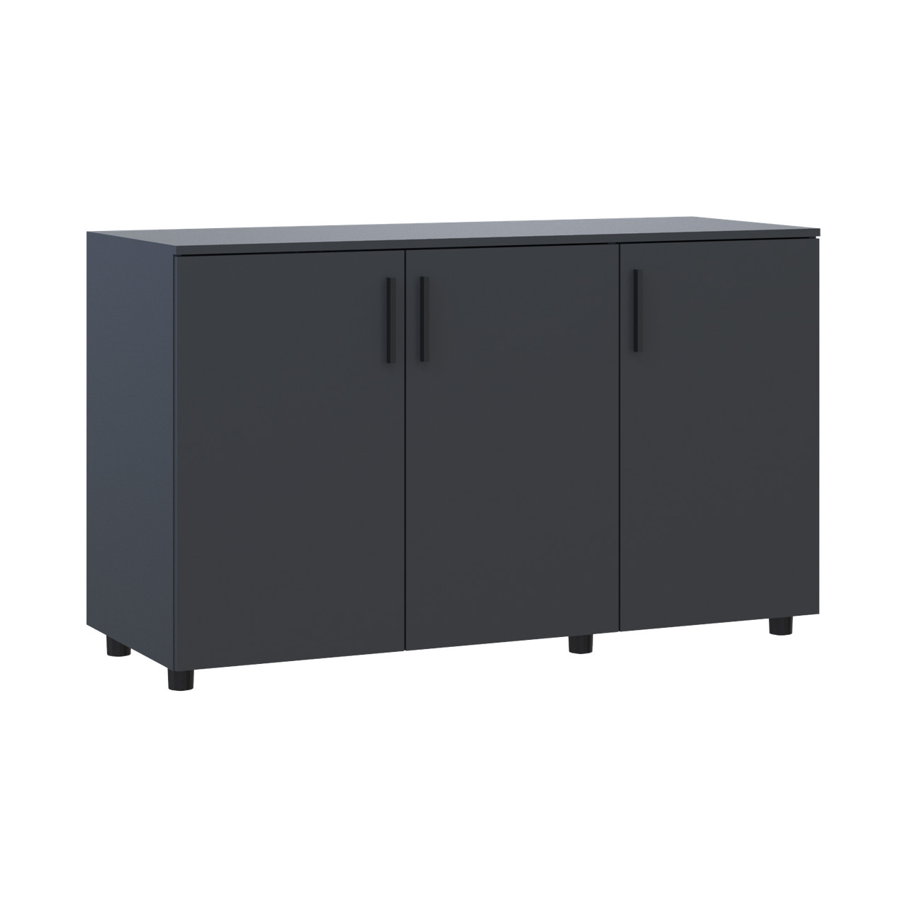 Комод Doros Торн Антрацит 3 ДСП 135×51,6×80 (41510173)