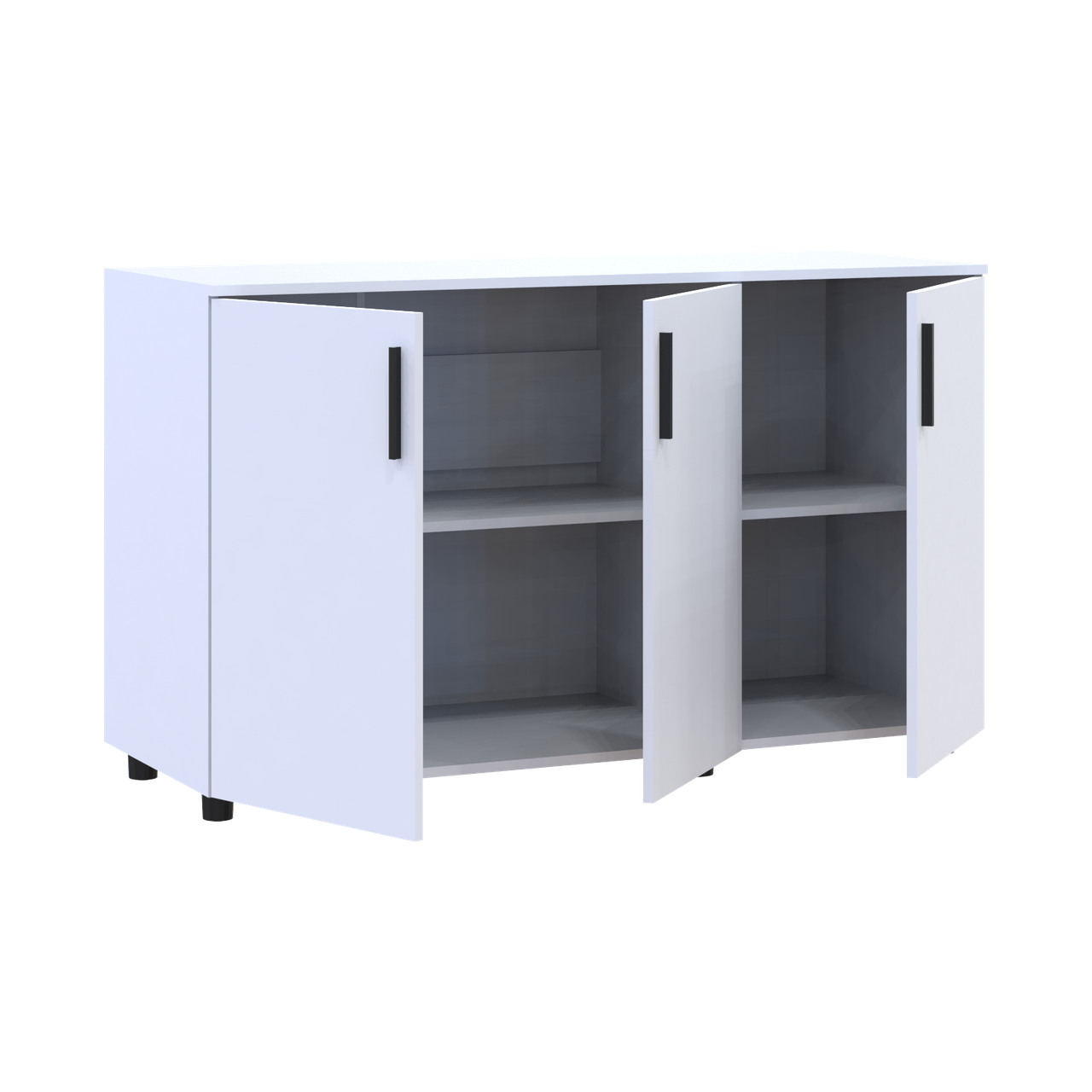 Комод Doros Торн Белый 3 ДСП 135х51,6х80 (41510169)