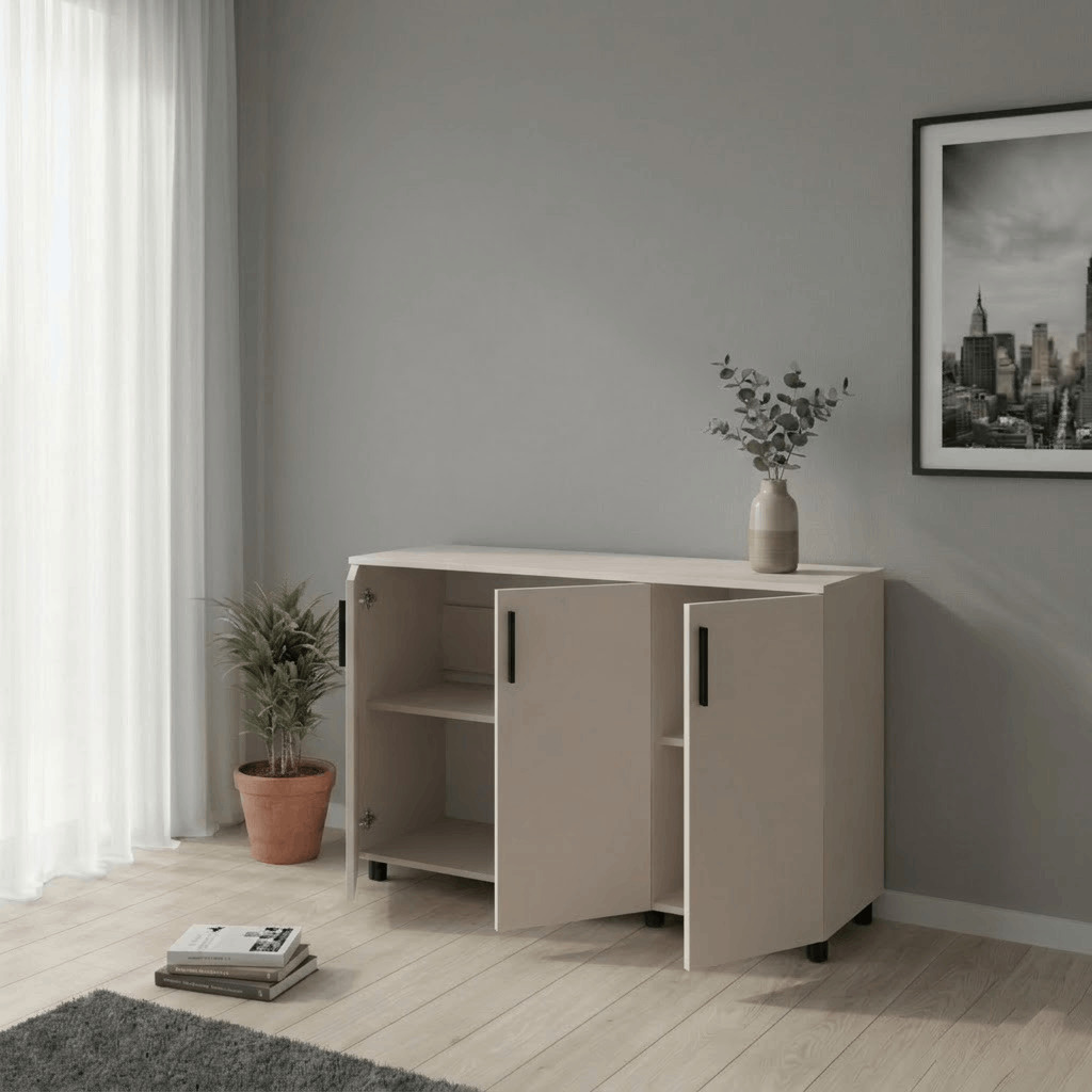 Комод Doros Торн Кашемир 3 ДСП 135х51,6х80 (41510175)