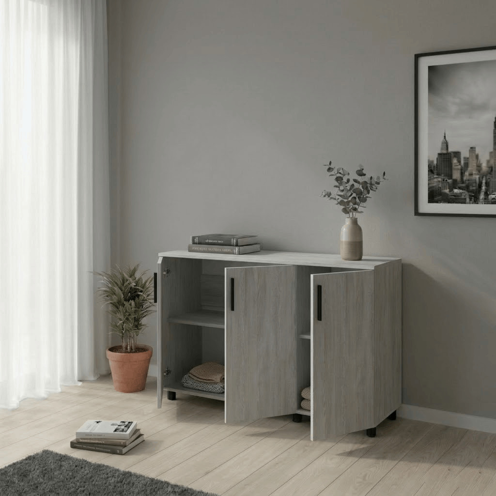 Комод Doros Торн Сосна Натти 3 ДСП 135х51,6х80 (41510167)