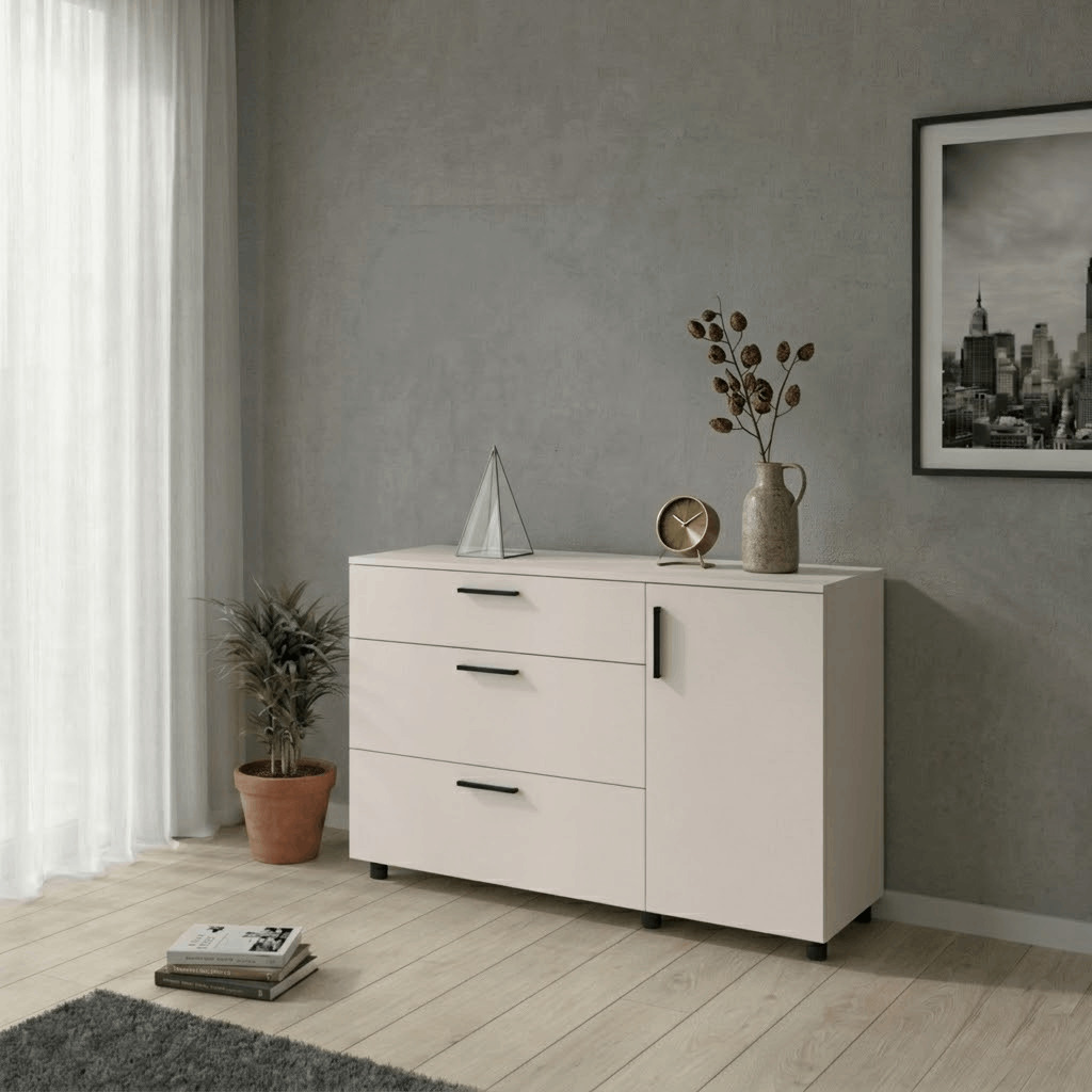Комод Doros Торн Кашемир 3Ш/1Д 135х51,6х80 (41510187)