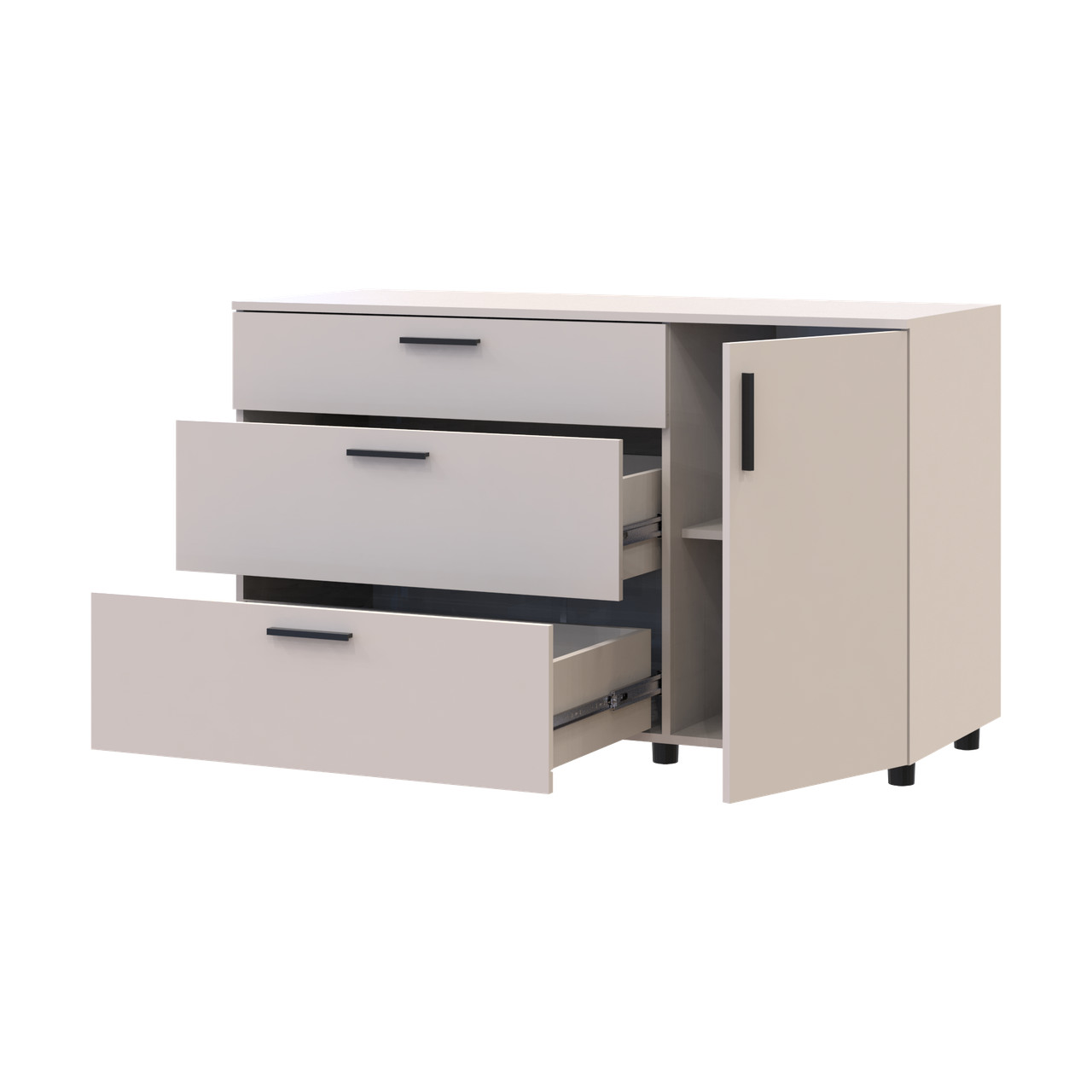 Комод Doros Торн Кашемир 3Ш/1Д 135х51,6х80 (41510187)