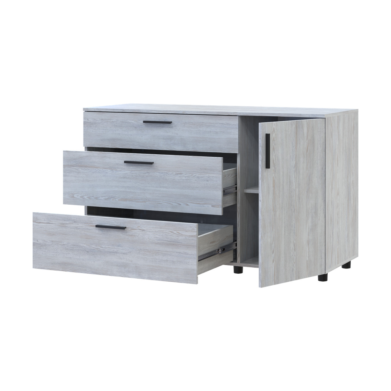 Комод Doros Торн Сосна Натти 3Ш/1Д 135х51.6х80 (41510179)