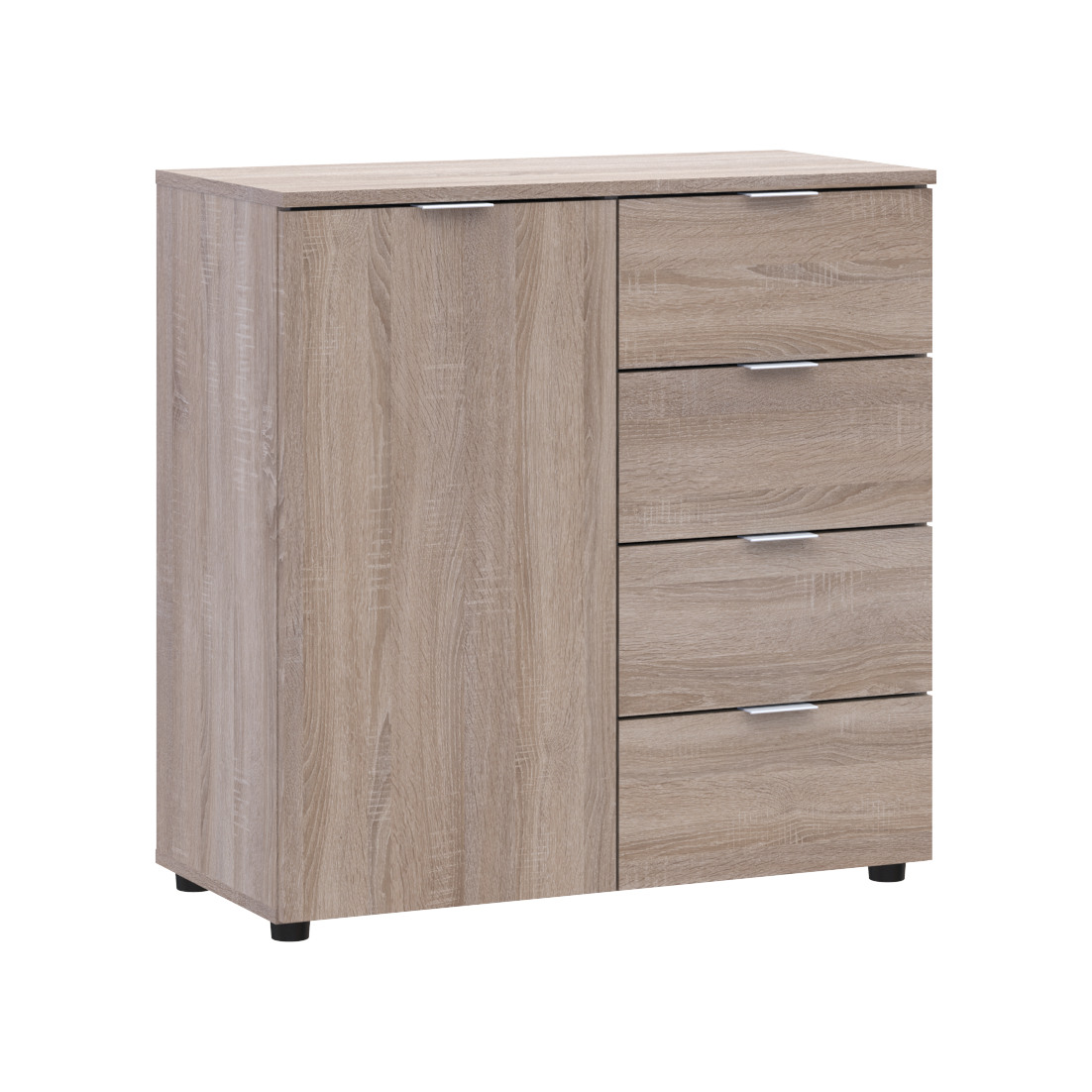 Комод Doros Рон 1 1 фасад 4 шухляды Дуб сонома 80х38х81 (41516294)