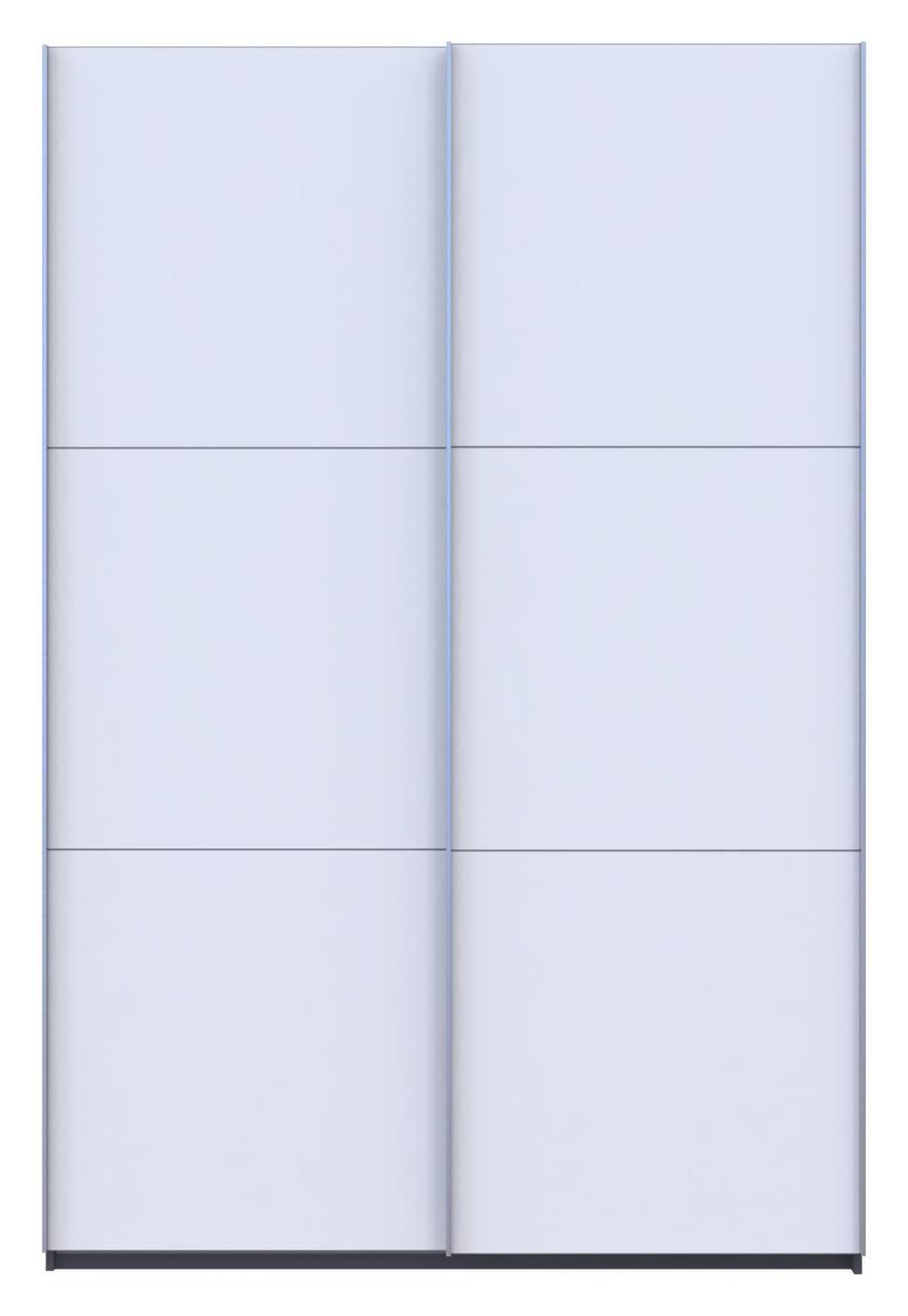 Шкаф купе Doros G-Caiser Антрацит/Белый 2 ДСП / 3 части 160х60х240 (42005410)