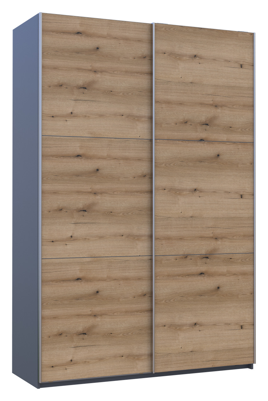 Шкаф купе Doros G-Caiser Антрацит/Дуб Эвок 2 ДСП / 3 части 160х60х240 (42005414)
