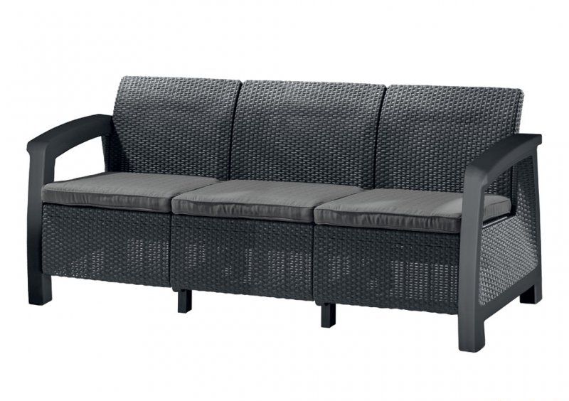 Софа Bahamas love seat серая